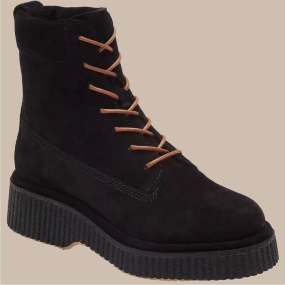 New rag & bone sloane black suede boots